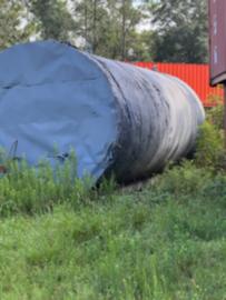 REDUCED PRICE - (2) Stationary 20,000 Gallon Direct Fired A.C. Tanks (9 of 12)