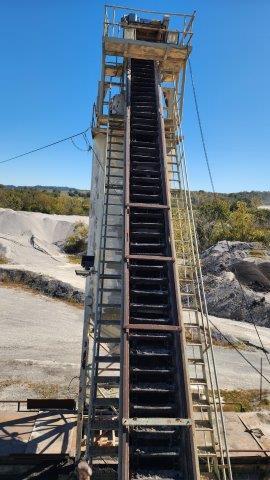 Stationary 200ton Standard Havens Asphalt Silo with Slat Conveyor (2 of 5)